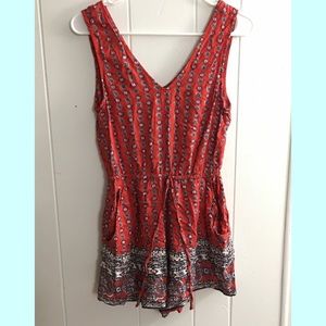 Patterned Romper